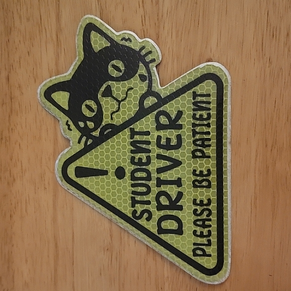 Cat Student Driver Magnets Set - Picture 3 of 7